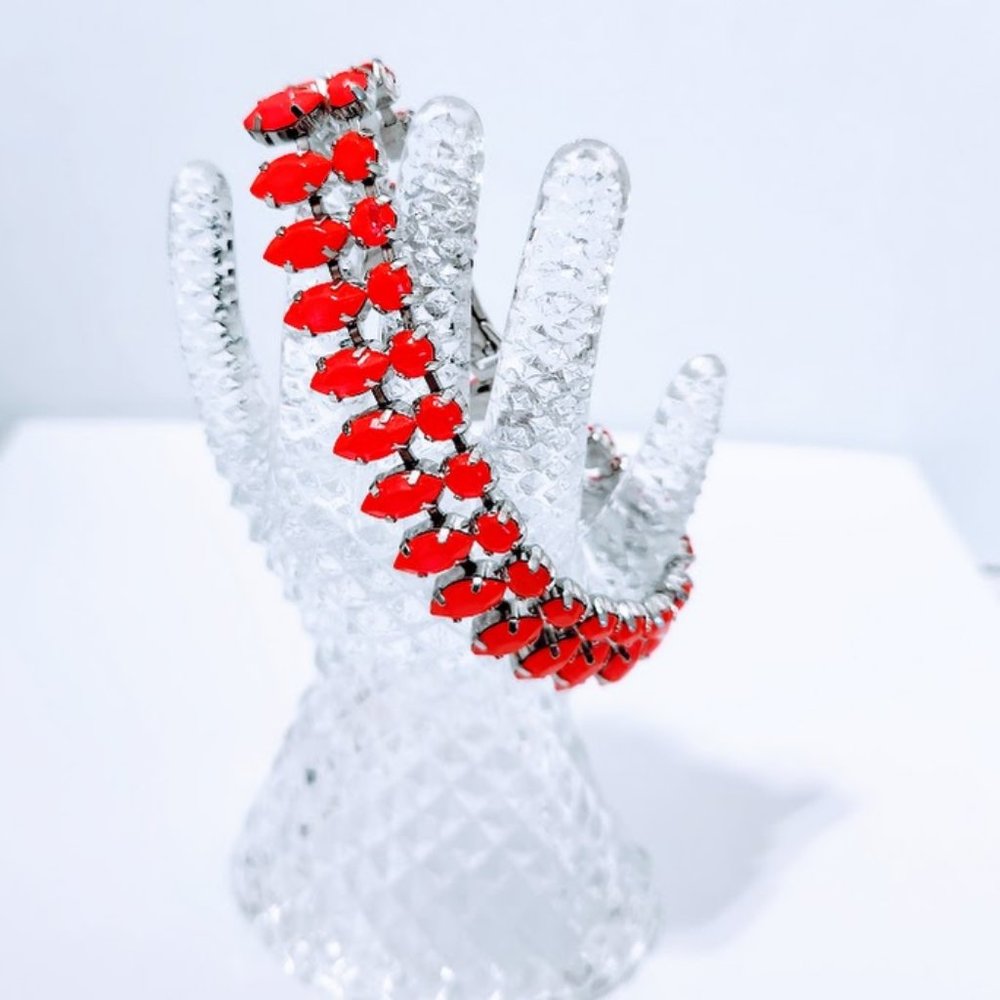 Orange Link Bracelet by Ann Taylor